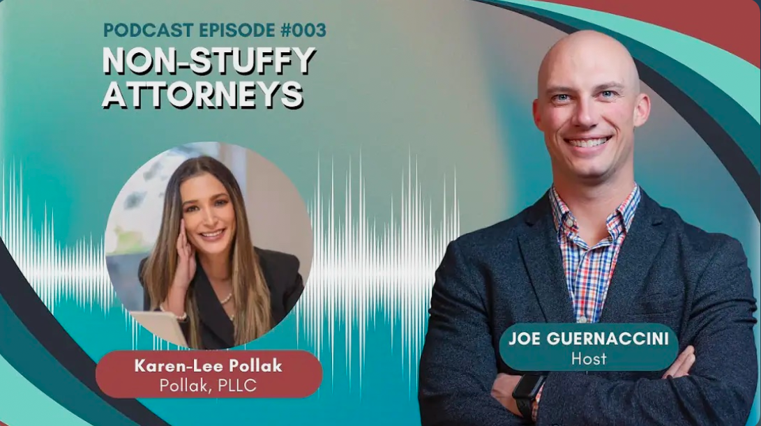 Karen-Lee Pollak Featured Guest on non STUFFY attorneys Podcast